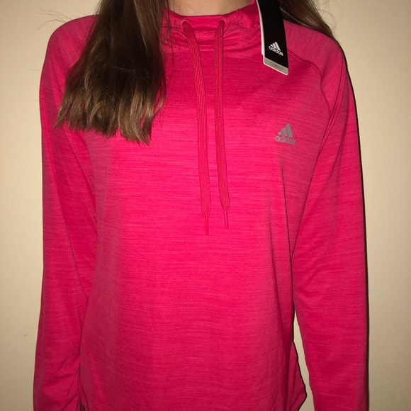 adidas Tops - Hot Pink Adidas sweatshirt